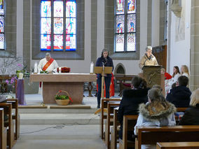 Palmsontag in St. Crescentius - Beginn der Heiligen Woche (Foto: Karl-Franz Thiede)